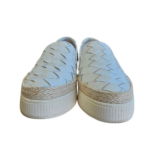 Franco Sarto Hydee Espadrille Platform Sneaker White Size 9 - Picture 6 of 9